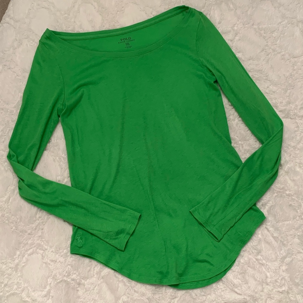 Kelly Green Polo Ralph Lauren Tee